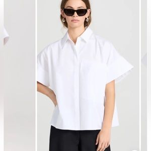 Chiara B. Boxy button up shirt